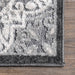Snowflake Indoor Outdoor Rug in Grey for Any Space