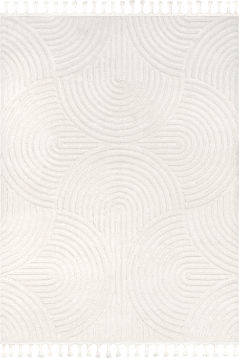 Soleil Cream Geometric Area -matto 120x180 cm