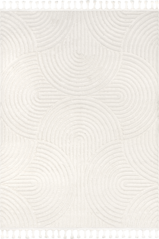 Soleil Cream Geometric Area -matto 120x180 cm