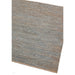 Soumak Plain Hand-Woven Jute Flatweave Silver Rug