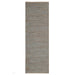 Soumak Plain Hand-Woven Jute Flatweave Silver Rug