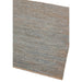 Soumak Plain Hand-Woven Jute Flatweave Silver Rug