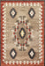 Southwestern Geometric Area Rug 150x230 cm brun