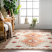 Southwestern Ivory Rug Machine Washable Home Decor