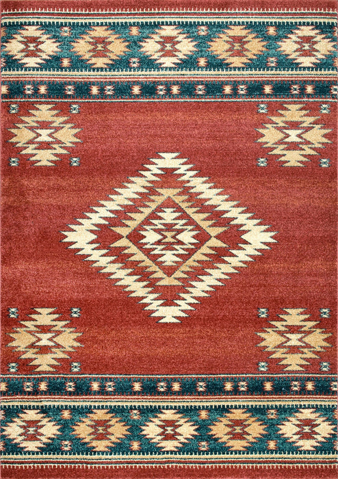 Tappeto Southwestern Red Diamond 120x180 cm