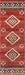 Tappeto Southwestern Red Diamond 160x230 cm