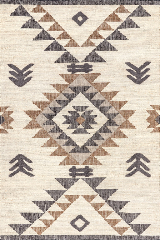 Southwestern Valley Peaks Area Rug 160x230 cm Natural