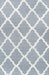 Spa Blauw Marokkaans Trellis Vloerkleed 80x150 cm