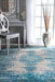 Speckled Blue Medallion Area Rug 120x180 cm