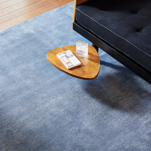 Speckled Denim Wool Blend Area Rug