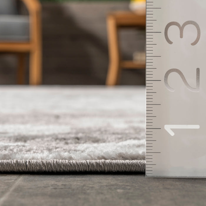 Speckled Grey Area Rug 100% Polypropylene 50x70 cm