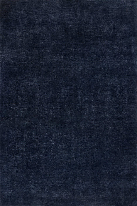 Speckled Wool Blend Area Rug 150 cm Midnight
