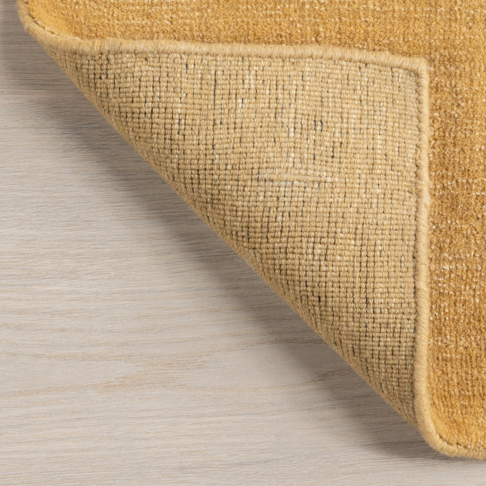 Speckled Wool-Blend Area Rug in Golden Butter