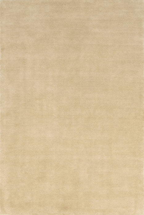 Speckled Wool Blend Area Rug in Sand