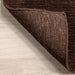 Speckled Wool-Blend Area Rug in Truffle Brown 120x180 cm