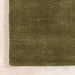 Speckled Wool Blend Area Rug in Verdant Green