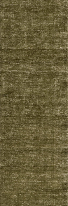 Speckled Wool Blend Area Rug in Verdant Green