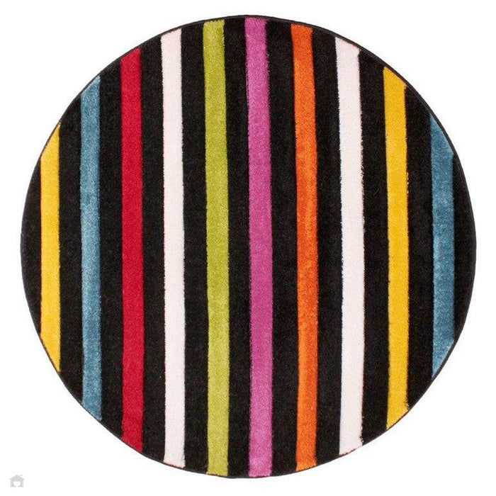 Spectra Carved Stilo Multi Round Rug