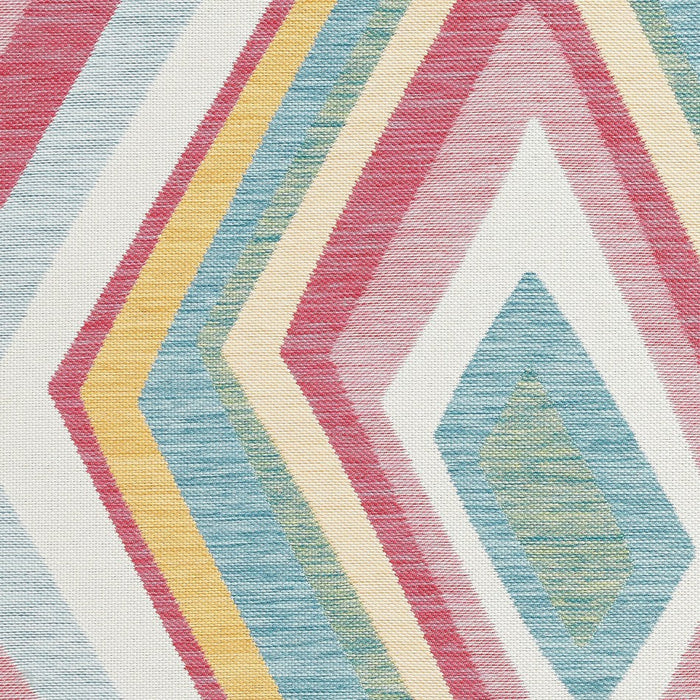 Spectrum E9335 Modern Abstract Durable Stain-Resistant Weatherproof Flatweave In-Outdoor Multicolour Rug