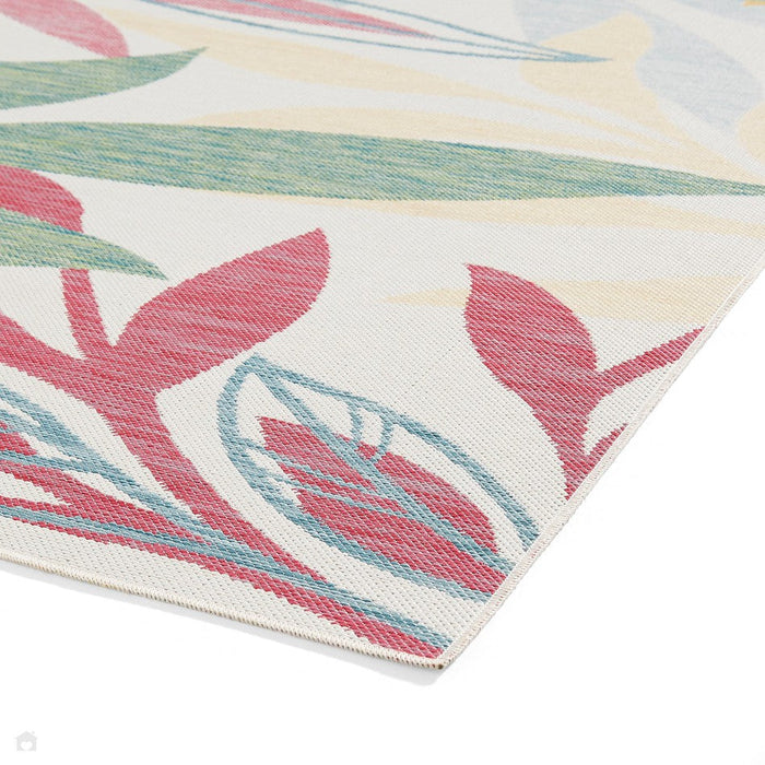 Spectrum E9338 Modern Abstract Durable Stain-Resistant Weatherproof Flatweave In-Outdoor Multicolour Rug