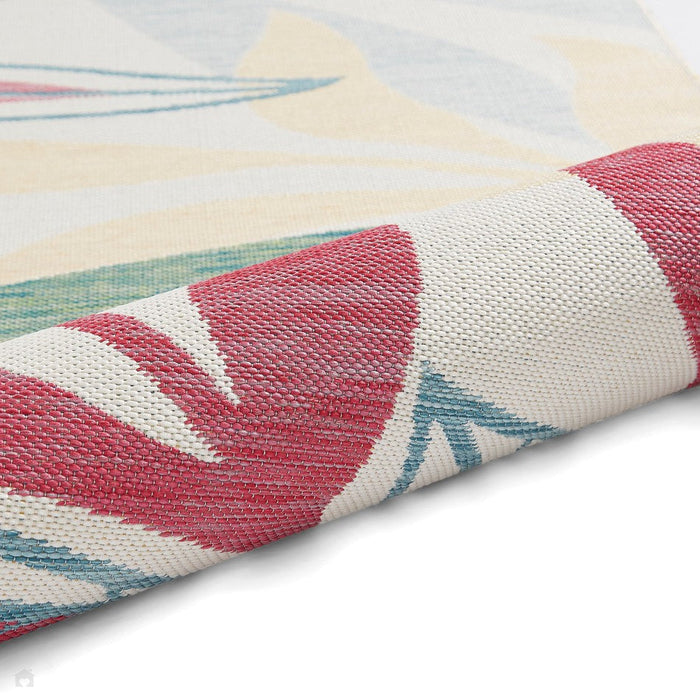 Spectrum E9338 Modern Abstract Durable Stain-Resistant Weatherproof Flatweave In-Outdoor Multicolour Rug