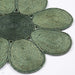 Spinningfields Jute Single Flower Green Round Rug