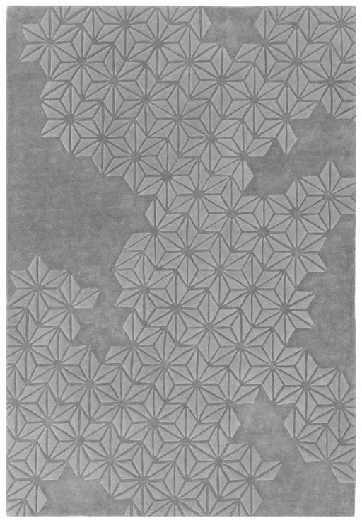 Starburst Silver Rug