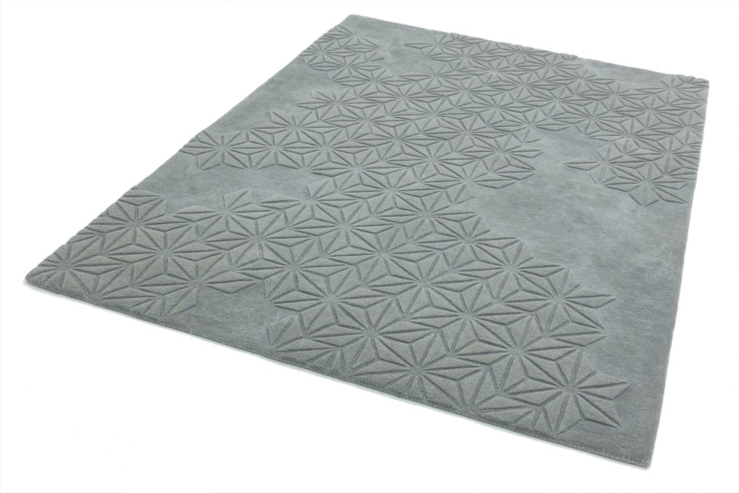 Starburst Silver Rug