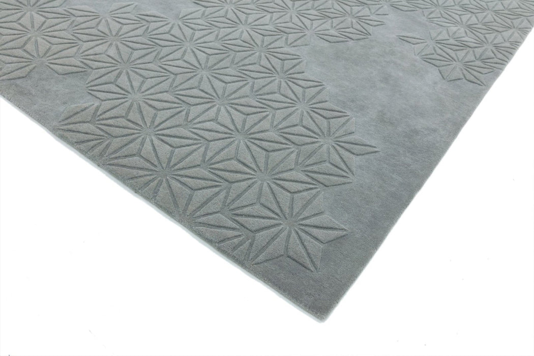 Starburst Silver Rug