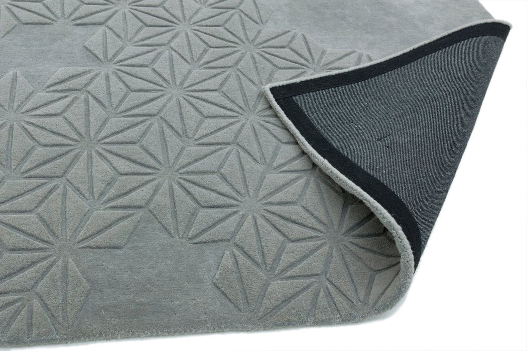 Starburst Silver Rug