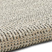 Stitch 9682 Durable Stain-Resistant Weatherproof Flatweave In-Outdoor Beige/Black Rug