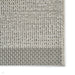 Stitch 9682 Durable Stain-Resistant Weatherproof Flatweave In-Outdoor Grey/Black Rug