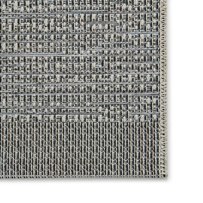 Stitch 9682 Silver Black Rug