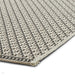 Stitch 9683 Tappeto beige/nero durevole, resistente alle macchie e alle intemperie, a tessitura piatta, per interni ed esterni