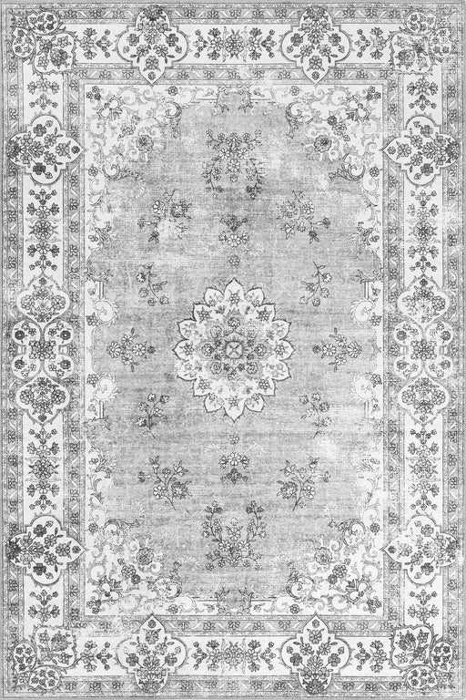 Stone Washable Medallion Area Rug 120cm x 180cm