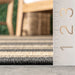 Striped Charcoal Indoor Outdoor Area Rug 120x180 cm
