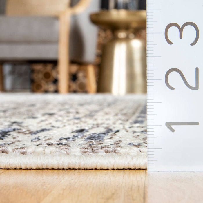 Striped Ivory Area Rug 160x230 cm