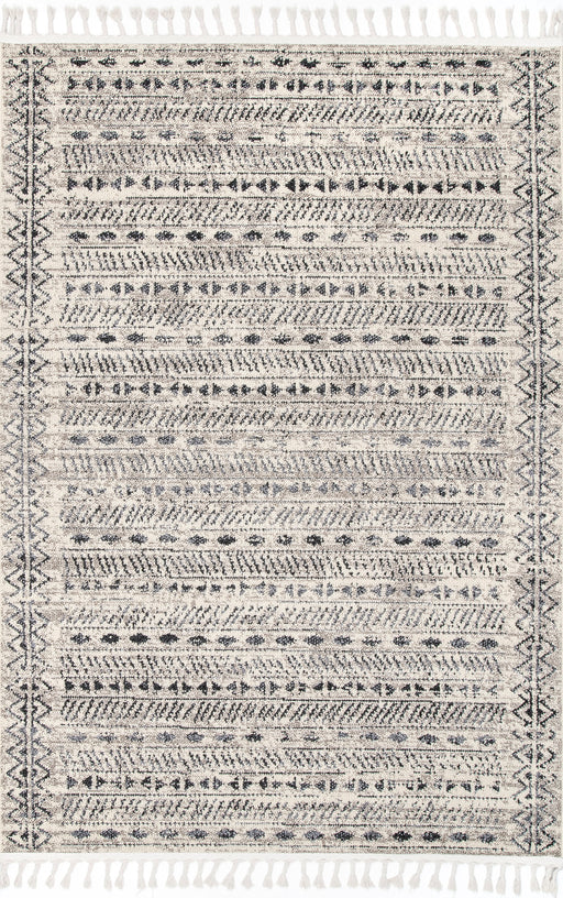 Striped Ivory Area Rug 160x230 cm
