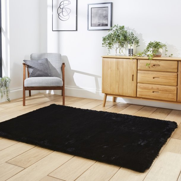 Super Teddy Black Rug