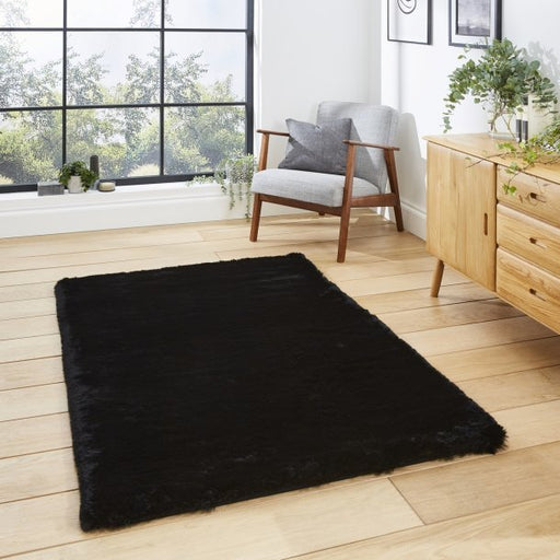 Super Teddy Black Rug