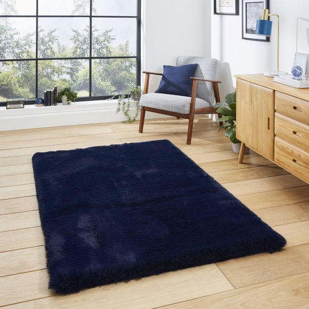 Super Teddy Navy Rug