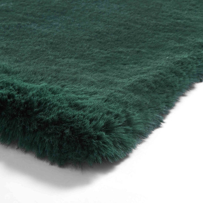 Super Teddy Super Soft Pehmo Hi Pile Silky Faux Fur Shaggy Jewel Green matto