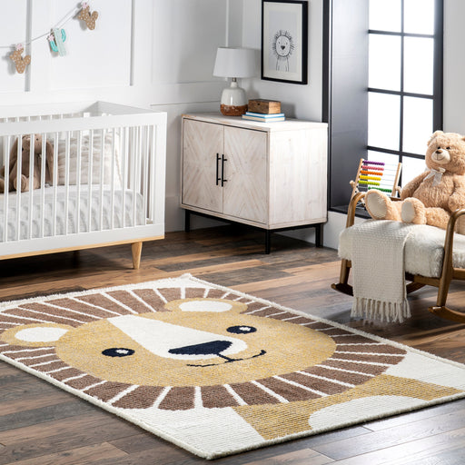 Tappeto per bambini Suzanna Lion 120x160 cm Beige