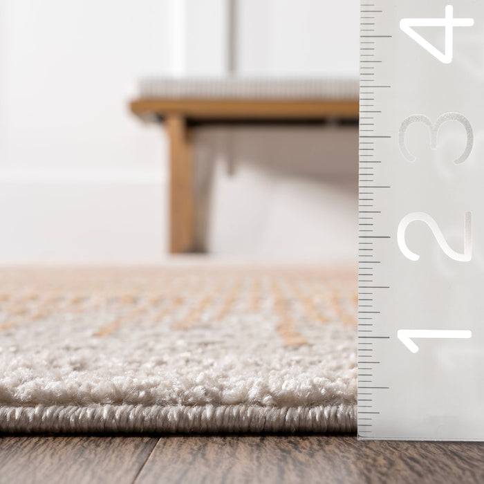 Suzie Sunlight Striped Area Rug 152 Cm Rust