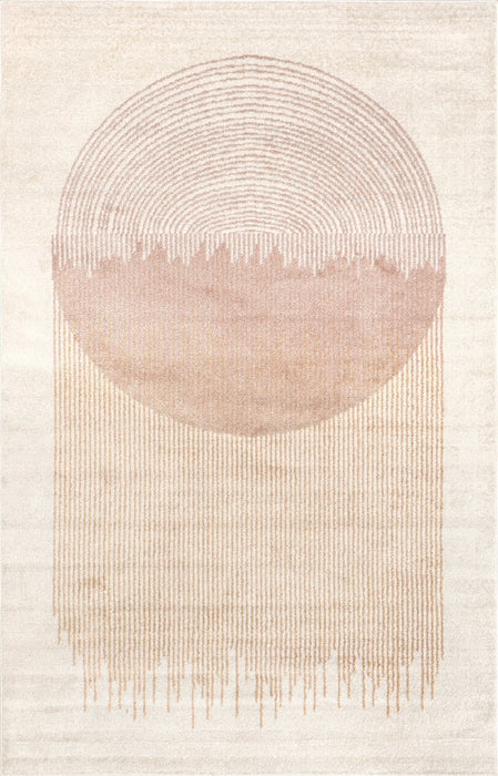 Suzie Sunlight Striped Area Rug 152 Cm Rust