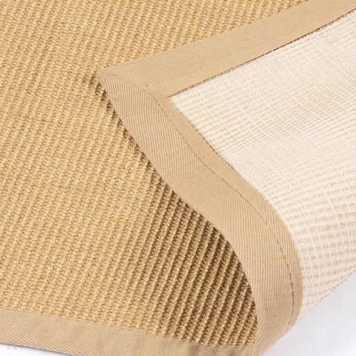 Swinton Sisal Jute Border Natural/Beige Runner