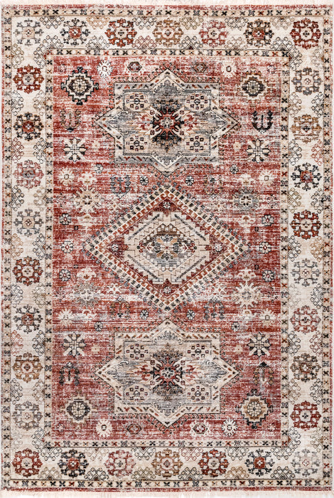 Sydney Fringed Area Rug 160x230 cm Rust Color