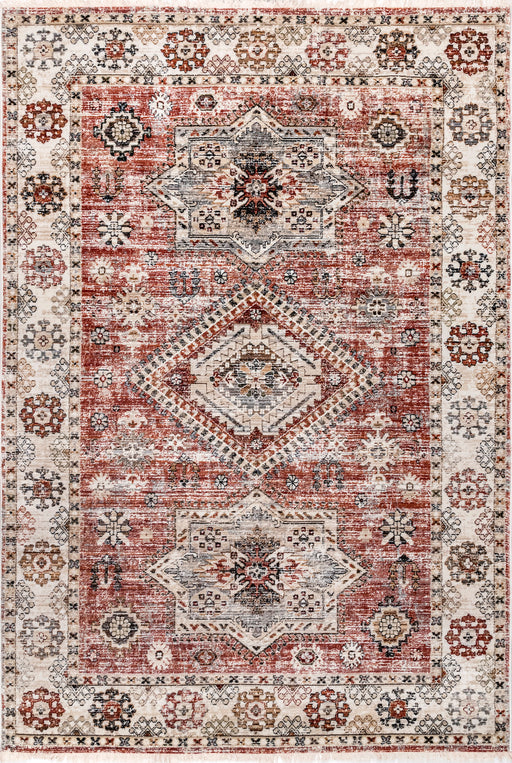 Sydney Fringed Area Rug 160x230 cm Rust Color