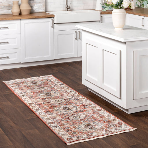 Sydney Vintage Fringed Area Rug 160x230 cm Rust