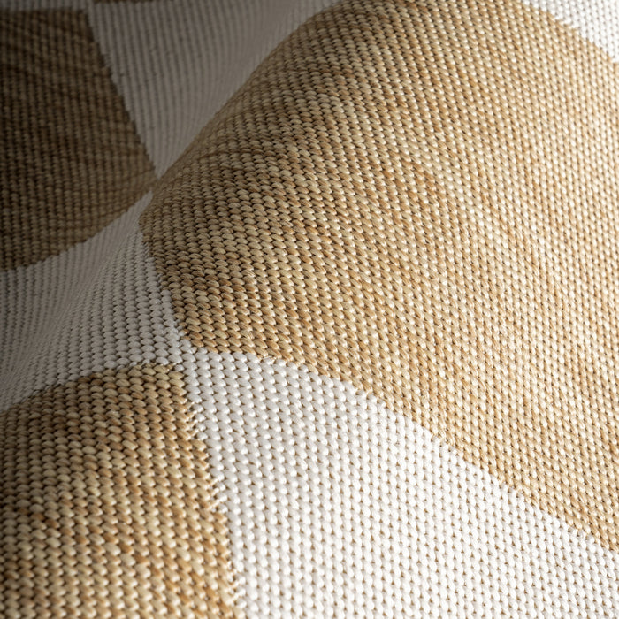 Tan Harlequin Area Rug for Indoor and Outdoor Use